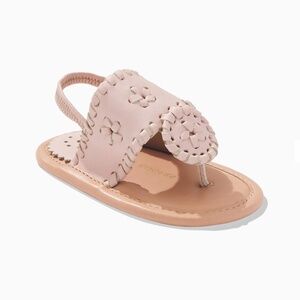 Baby Jacks Jack Rogers Baby Sandals Blush Pink Size 9-12 Months
